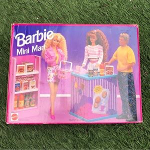 Vintage 1993 Barbie MINI MART • Grocery Store• NEW SEALED • Cashier Doritos Shop